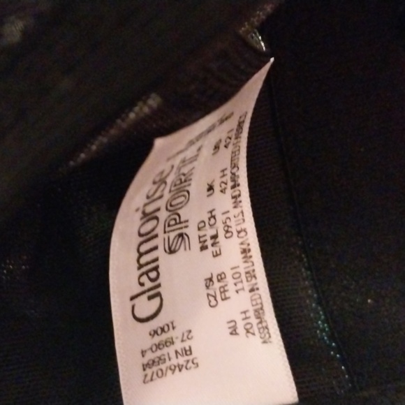 Glamorise Women's Full Figure MagicLift Seamless Sports Bra NWOT Size 42 I - Picture 7 of 7